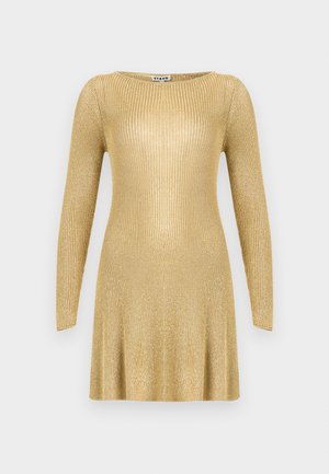NIKITTA MINI DRESS - Jumper dress - gold-coloured
