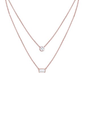 Necklace - rose gold-coloured