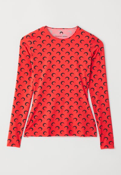 MARINE SERRE MOON CREWNECK - Langarmshirt - red