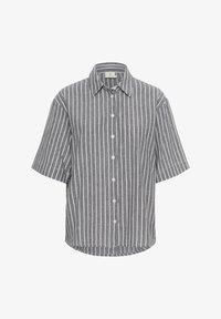 Vybráno, black melange white stripe