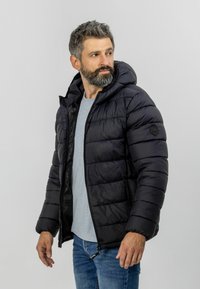 MINOTI HOODED PUFFER - Vinterjacka - black