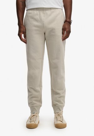 ESSENTIAL LOGO HALF BRUSHED JOGGERS - Trainingsbroek - light stone beige