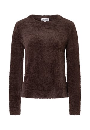 SUPERWEICHER HAARIGER KUSCHELPULLOVER - Fleecepullover - espresso brown