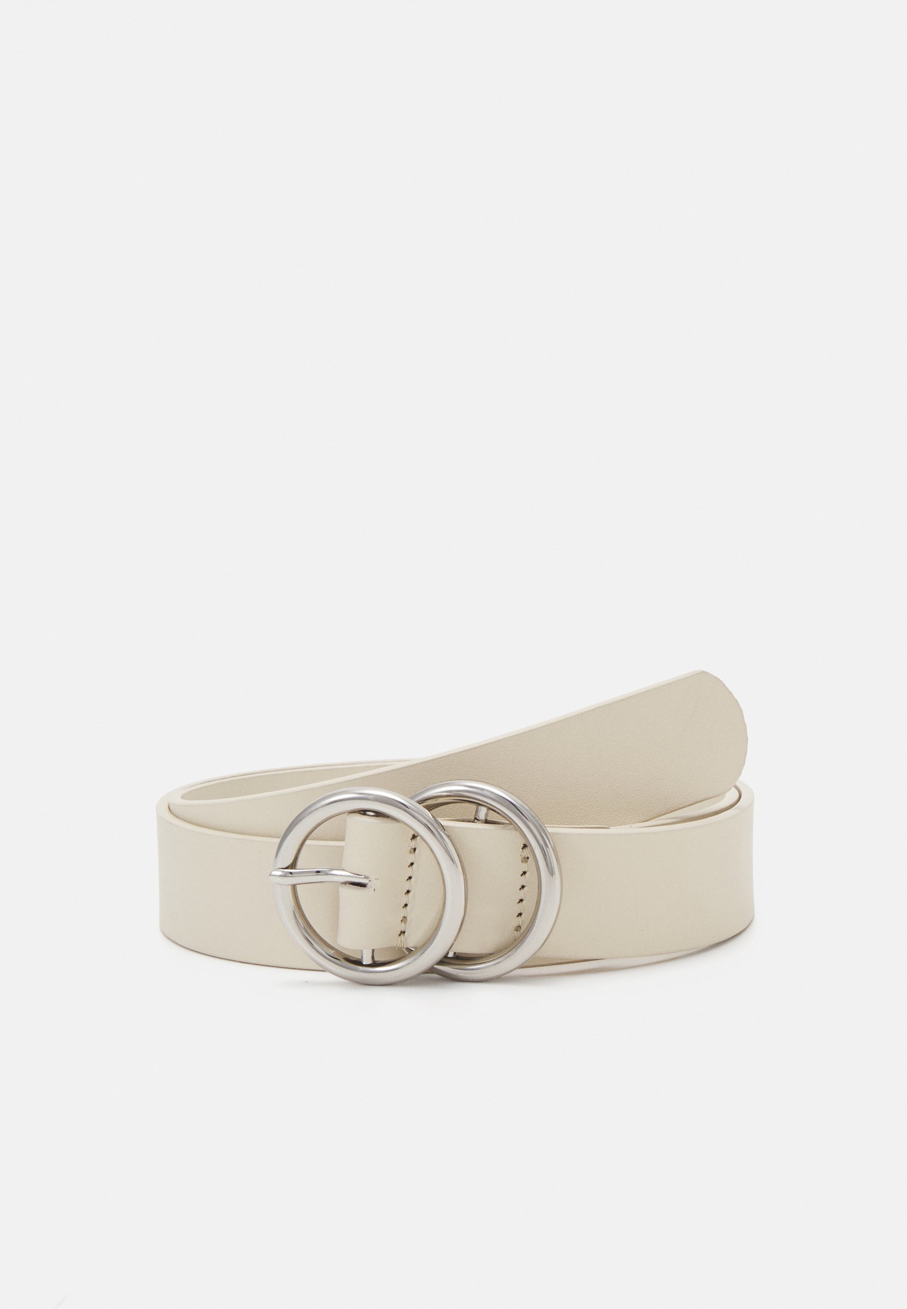Zign LEATHER Ceinture off-white/silver-coloured/écru ZALANDO