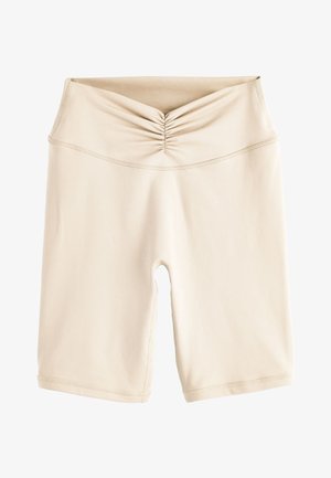 Self., REGULAR FIT - CYCLING SHORTS WITH RUCHED WAIST . - Shorts - ecru