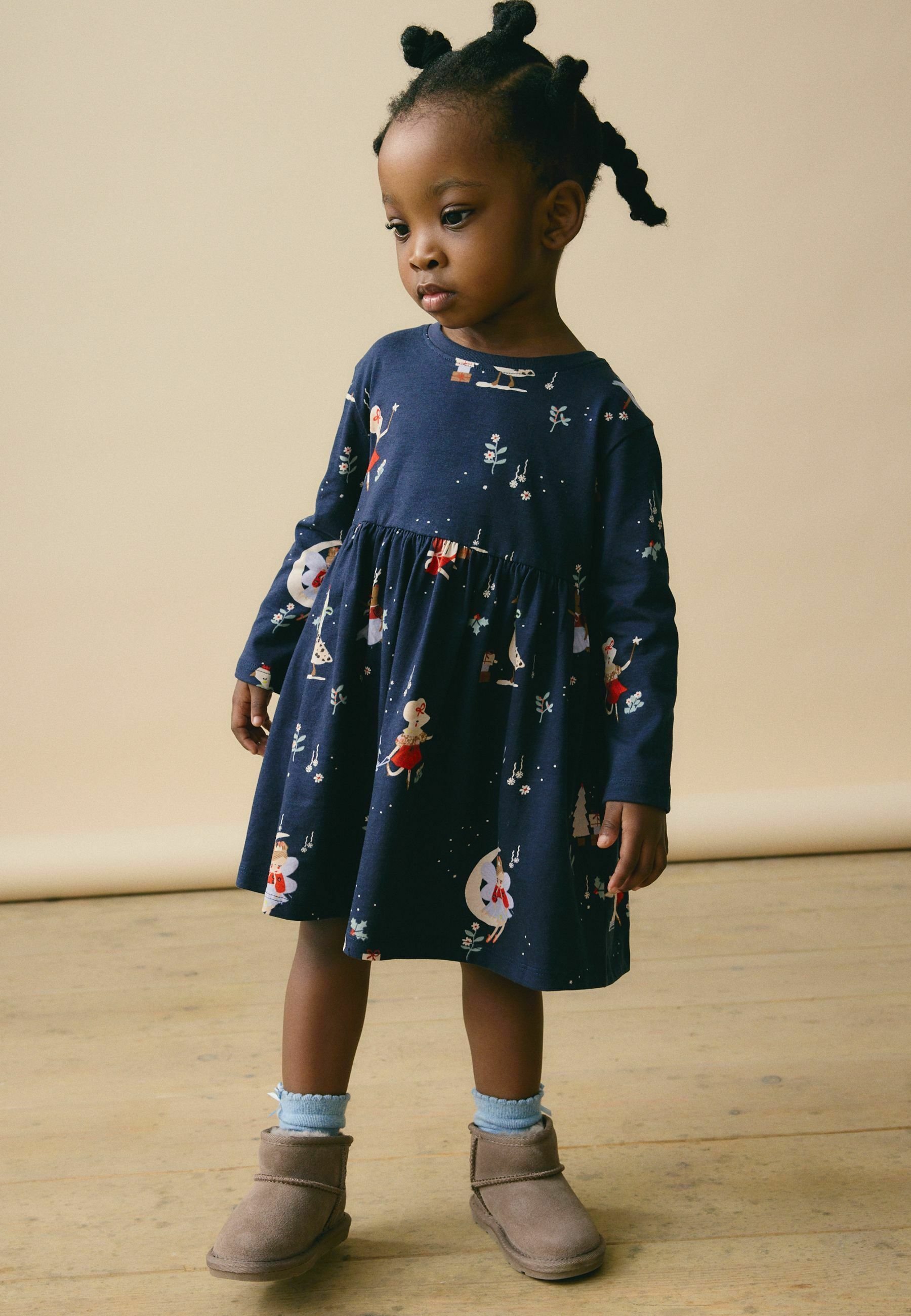 christmas jersey dress
