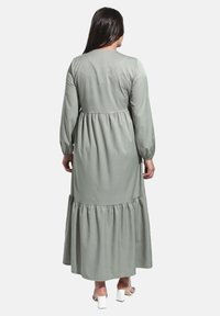 Modanisa TYPE PATTERN - Maxi šaty - olive green