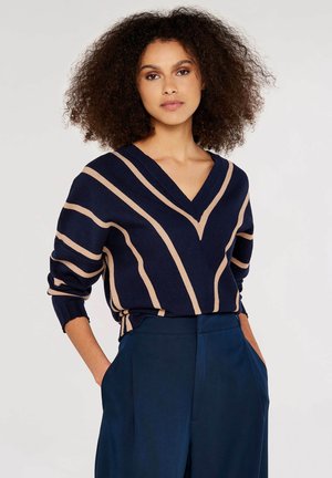 CHEVRON - Jumper - navy