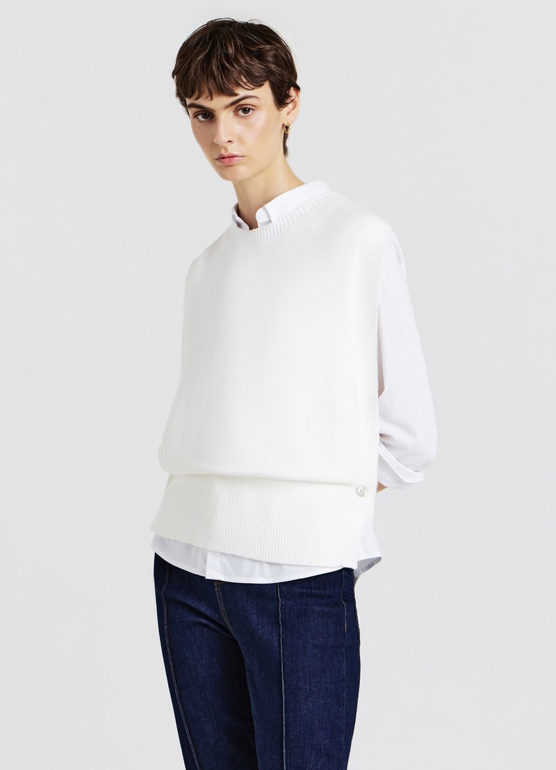 Calliope Maglione - bianco lana
