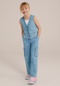 WE Fashion BLUE RIDGE - Vesta - blue