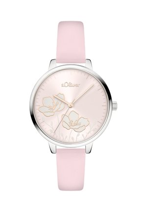 MIT FILIGRANEM BLUMENDESIGN - Uhr - rosa