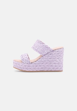 Mules à talons - lilac