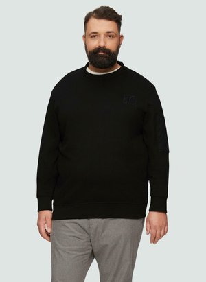 s.Oliver BOUCLÉ  - Sweatshirt - schwarz