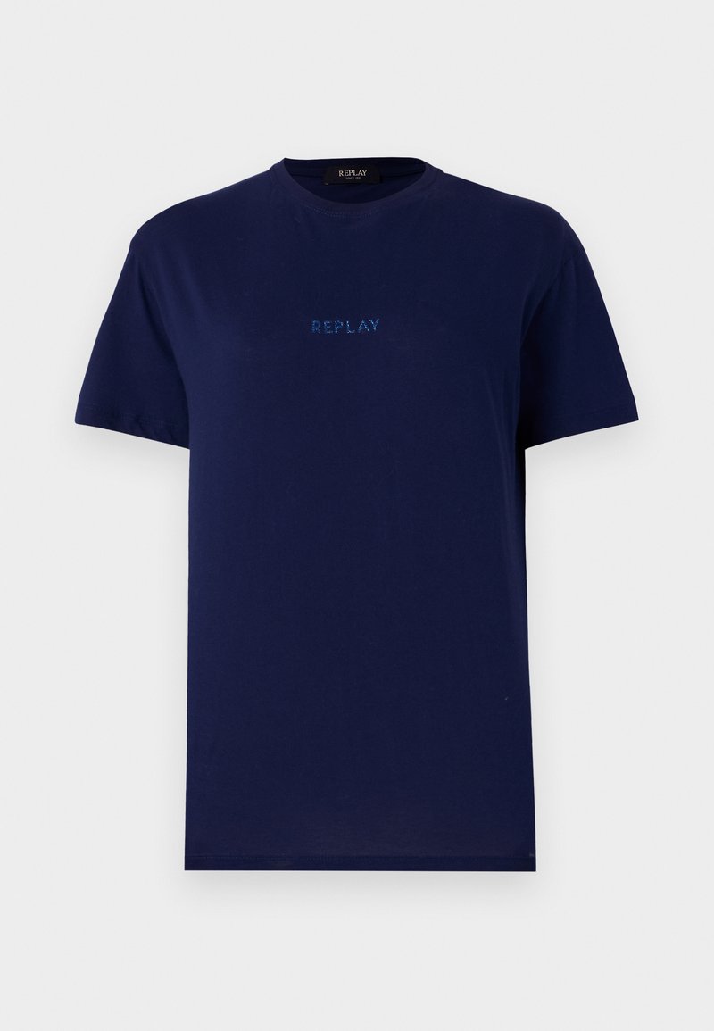Replay T-shirt basic blauw Replay T-shirt basic blauw