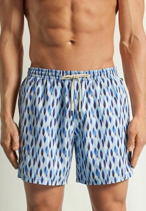 IUMAN Intimissimi, DROPS PRINT WITH BOTTLE OPENER - Badeshorts - blue