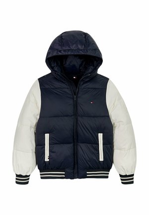 COLOUR-BLOCKED BACK LOGO PUFFER  - Giacca invernale - desert sky colorblock