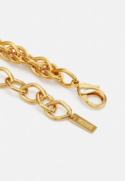 MOSCHINO LOGONECKLACE - Verižica - color oro lucido