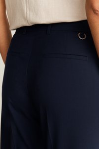 STOCKH LM KAREN PREMIUM STRAIGHT FIT - Tygbyxor - navy