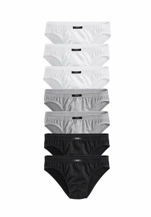 7ER PACK WOCHENRATION - Slip - schwarz grau meliert weiss