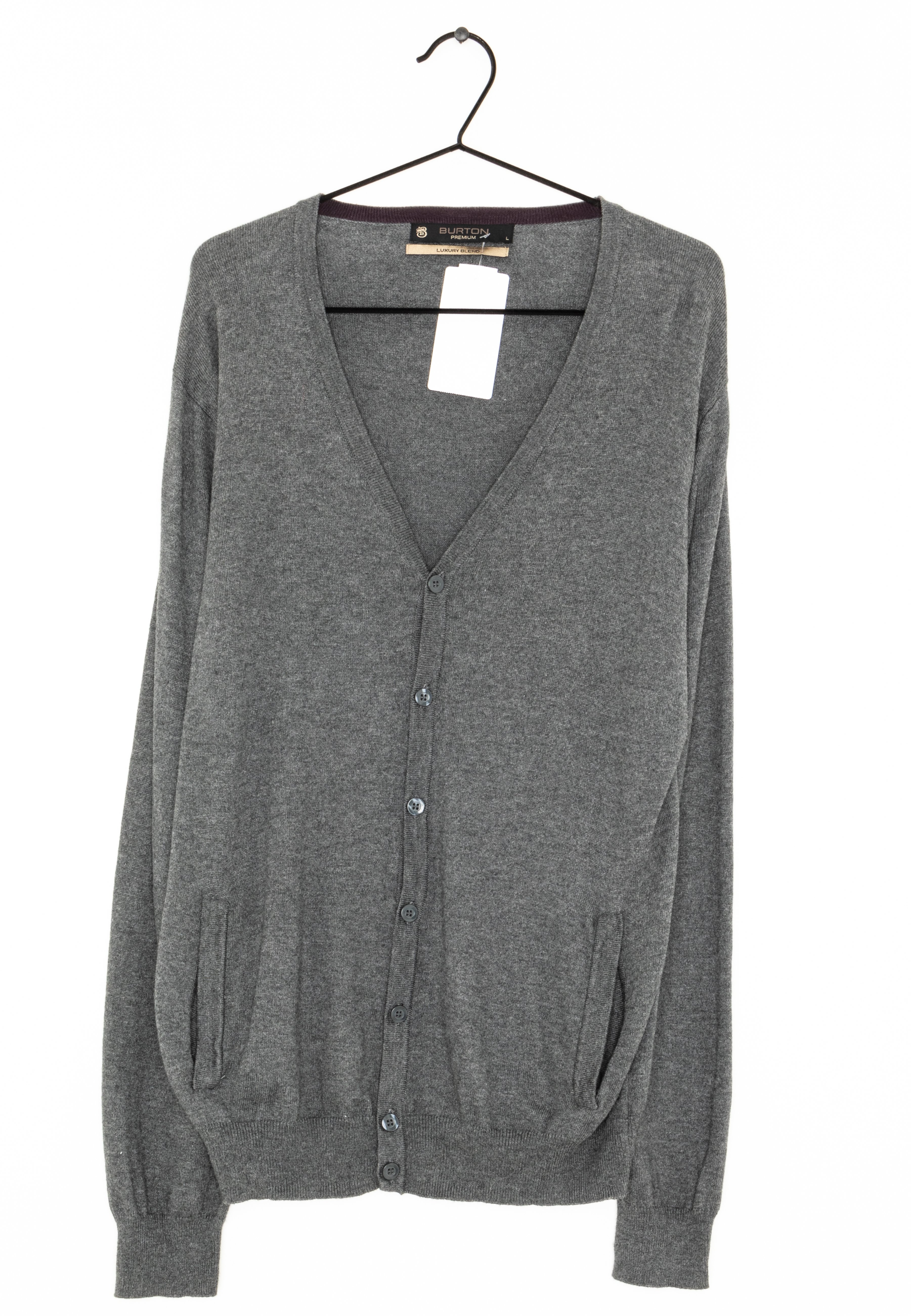 Burton Cardigan - grey - (Pre-owned 