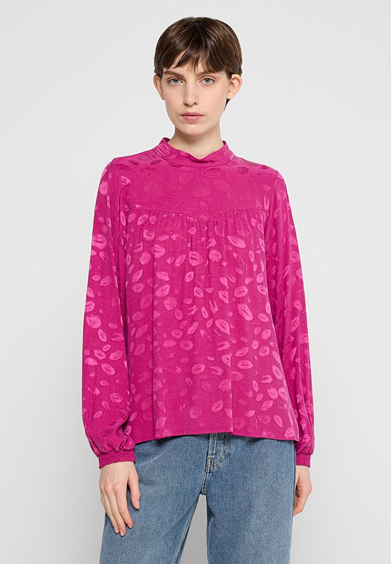 HUGO Blouse donkerroze