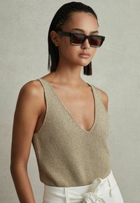 Reiss REGULAR FIT - MIKA złoty