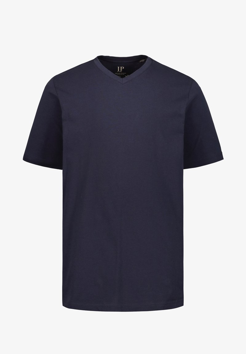 JP1880 GROSSE GRÖSSEN REINE V-AUSSCHNITT - T-shirt basic - navy