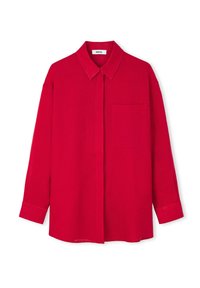 HIDDEN PLACKET - Košilová halenka  - cherry