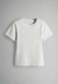 THE SET REGULAR FIT - 5 PACK SHORT SLEEVE FITTED CREW NECK - Základné tričko - slate grey dark pink pink cream grey marl