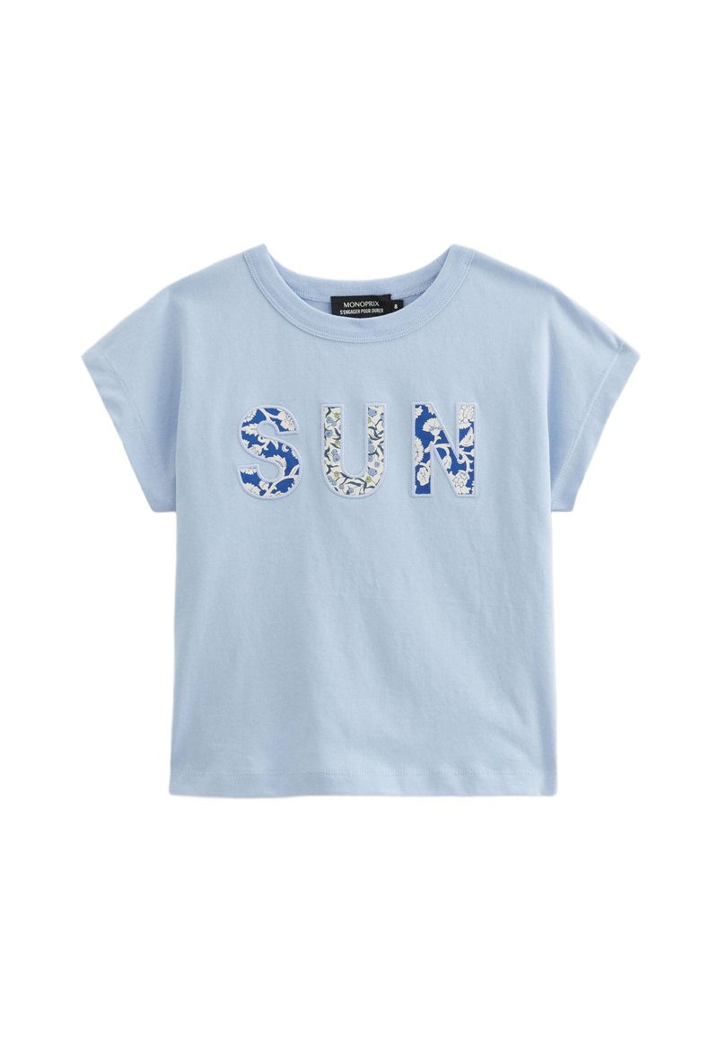 Monoprix T-shirt imprimé - celeste