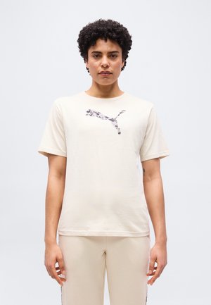 GRAPHIC ANIMAL TEE - Μπλουζάκι με στάμπα - alpine snow