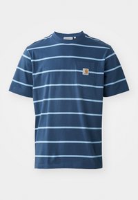 AIKEN POCKET  - T-shirt print - dusky blue