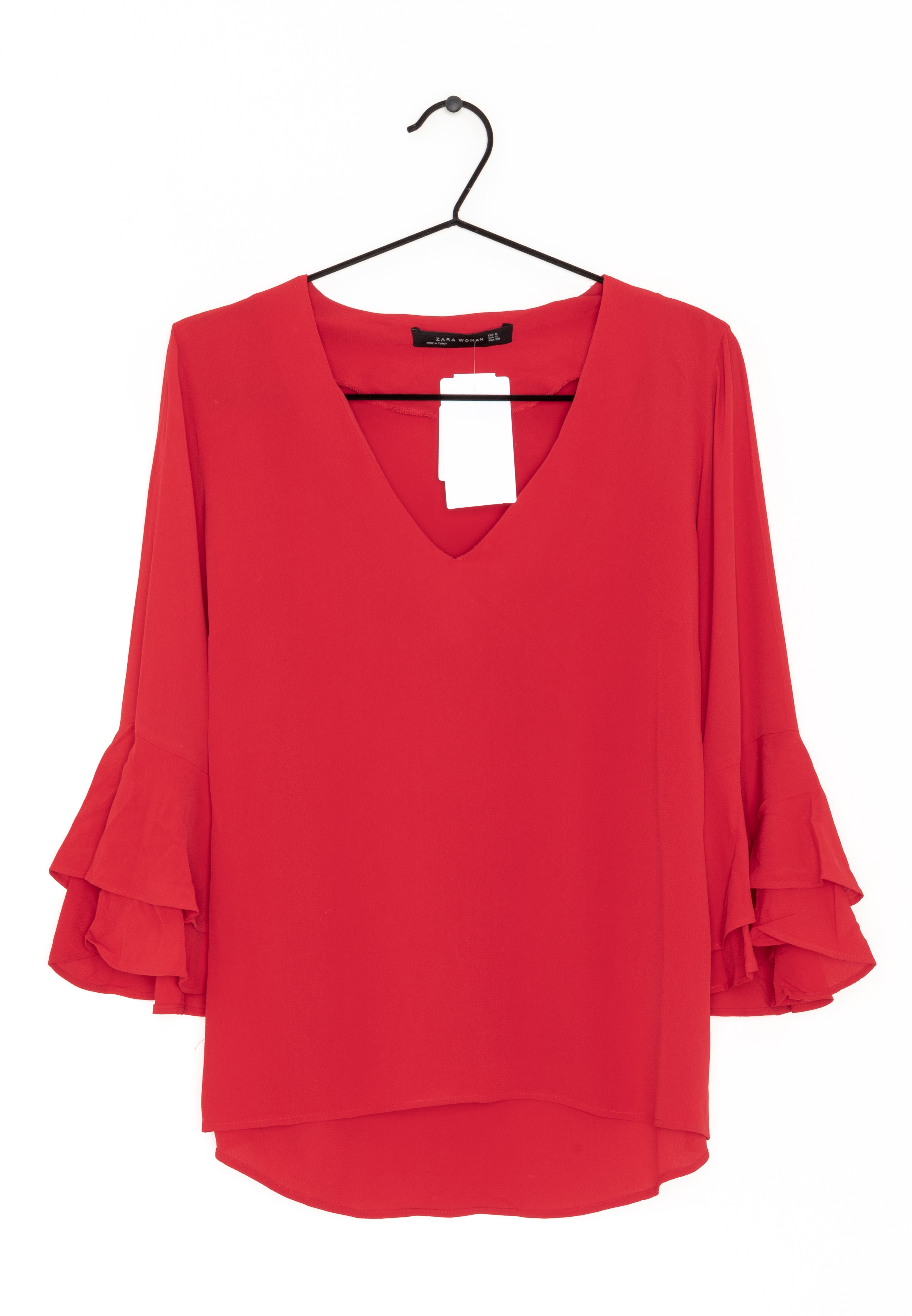 rote bluse zara