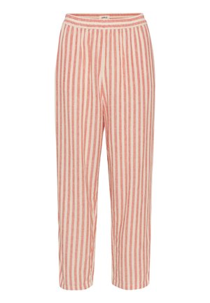 Soaked in Luxury BELIRA - Nadrágok - hot coral stripes