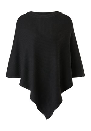 s.Oliver PONCHO - Cape - black