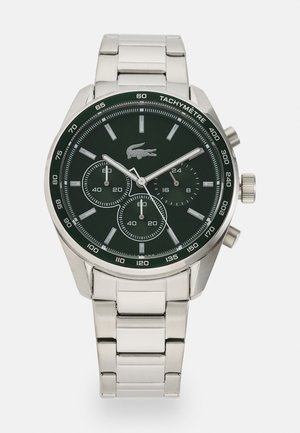 BOSTON - Montre à aiguilles - silver-coloured/green