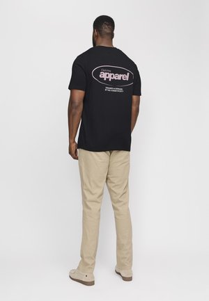 Jack & Jones EBRADLEY GRAPHIC TEE SS O-NECK  - T-shirt con stampa - black