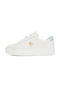 COURT SNEAKER - Trainers - ecrubreezy blue