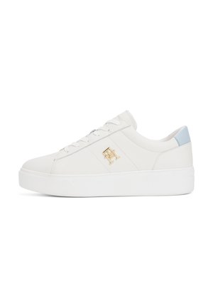 COURT SNEAKER - Trainers - ecrubreezy blue