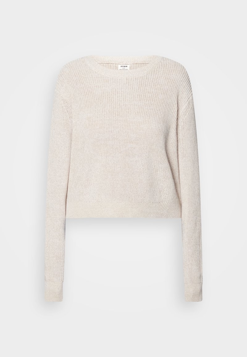 cropped white jumpers