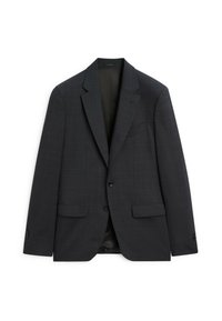 CHECK PRINT - Suit jacket - dark blue