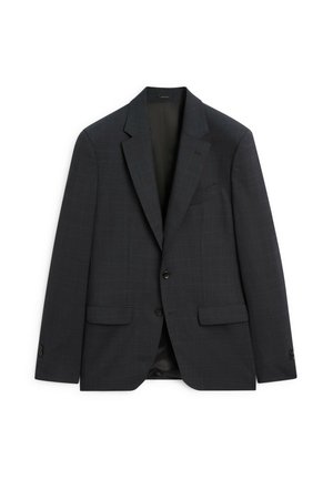 Massimo Dutti CHECK  - Anzugsakko - dark blue