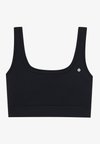MEDIUM SUPPORT SQUARE NECK SPORTS BRA - Sportski grudnjak sa srednje jakom potporom - black