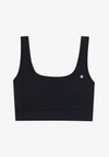 MEDIUM SUPPORT SQUARE NECK SPORTS BRA - Sportski grudnjak sa srednje jakom potporom - black