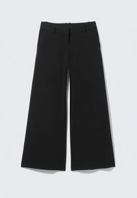 LOW FLARED SUIT - Bukser - black