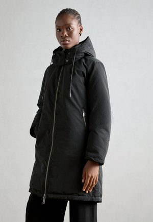 Winter coat - evening black