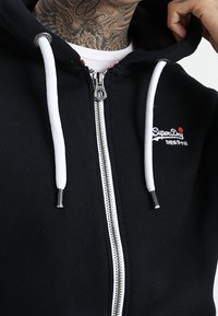 Superdry & Co Tröja med dragkedja - dark blue