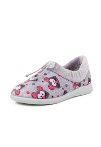 Pisamonas Pantofole - gris y rosa