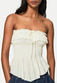 Bershka - Camicetta - beige Immagine in miniatura 1