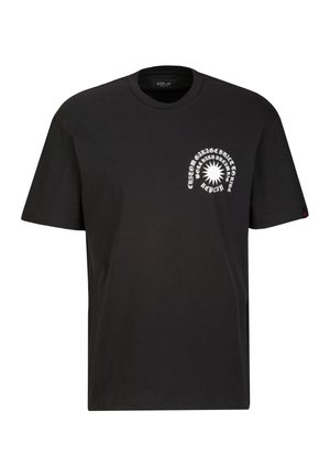 Print T-shirt - black